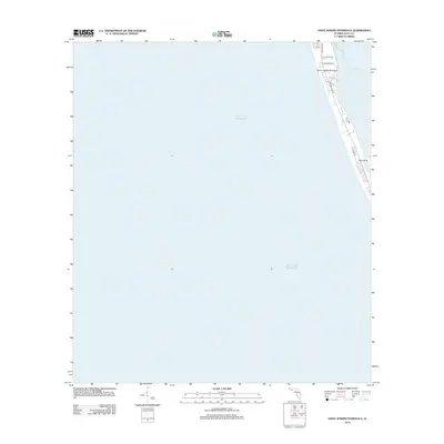 2012 Map of Saint Joseph Peninsula, 2012 Print