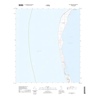 2018 Map of Saint Joseph Point, 2018 Print