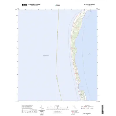 2024 Map of Saint Joseph Point, 2024 Print