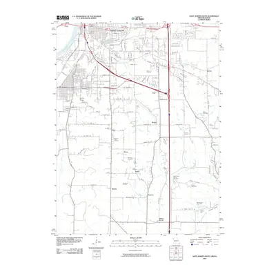 2009 Map of Saint Joseph South, 2009 Print