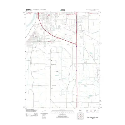 2012 Map of Saint Joseph South, 2012 Print