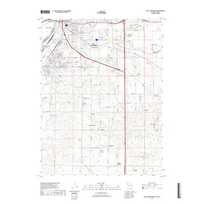 2017 Map of Saint Joseph South, 2017 Print