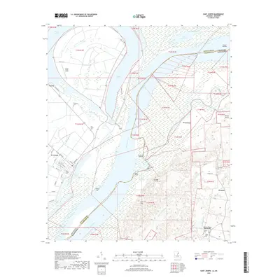 2018 Map of Saint Joseph, 2018 Print