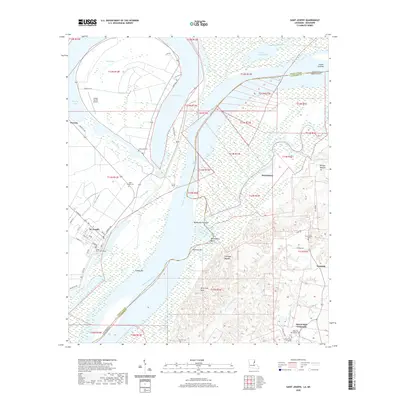 2020 Map of Saint Joseph, 2020 Print