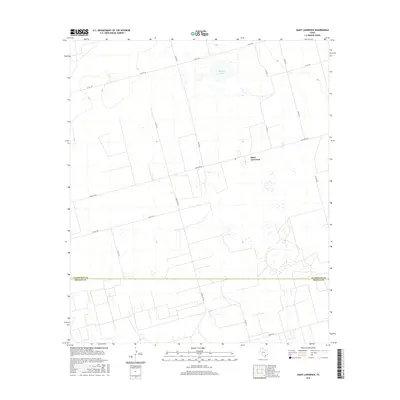 2016 Map of Saint Lawrence, 2016 Print