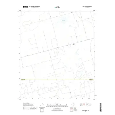 2019 Map of Saint Lawrence, 2019 Print