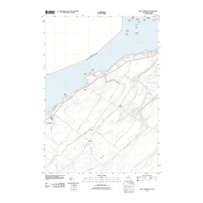 2011 Map of Saint Lawrence, 2011 Print