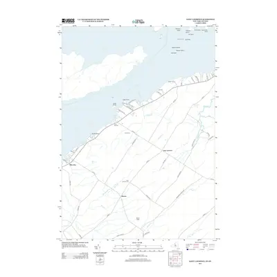2013 Map of Saint Lawrence, 2013 Print