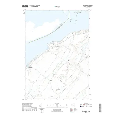 2019 Map of Saint Lawrence, 2019 Print