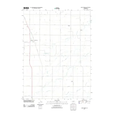 2011 Map of Saint Libory, 2011 Print