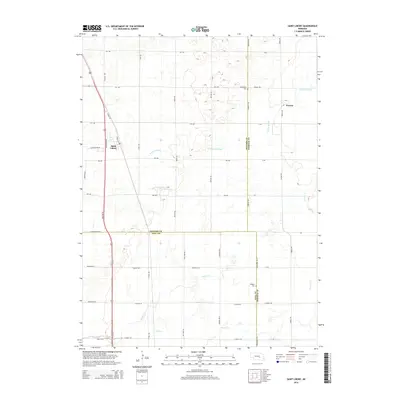 2014 Map of Saint Libory, 2014 Print