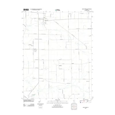 2012 Map of Saint Libory, 2012 Print