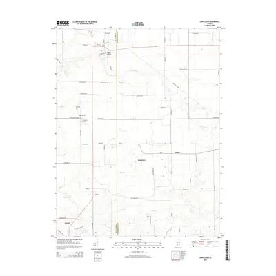 2015 Map of Saint Libory, 2015 Print