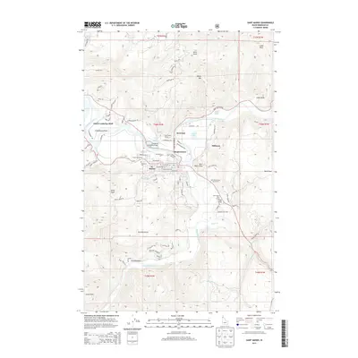 2013 Map of Saint Maries, 2013 Print