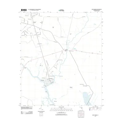 2012 Map of Saint Marks, 2012 Print