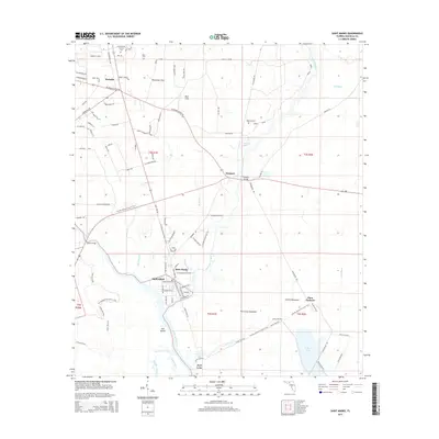 2015 Map of Saint Marks, 2015 Print