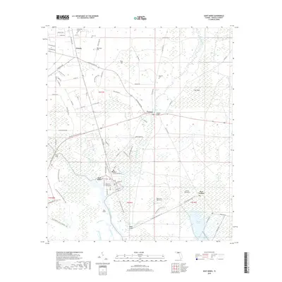 2018 Map of Saint Marks, 2018 Print