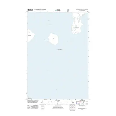 2011 Map of Saint Martin Island, 2011 Print