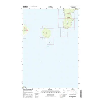 2017 Map of Saint Martin Island, 2017 Print