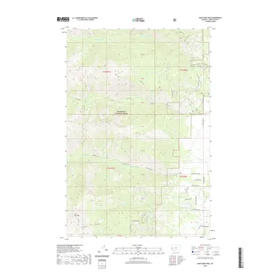 2020 Map of Saint Mary Peak, 2020 Print