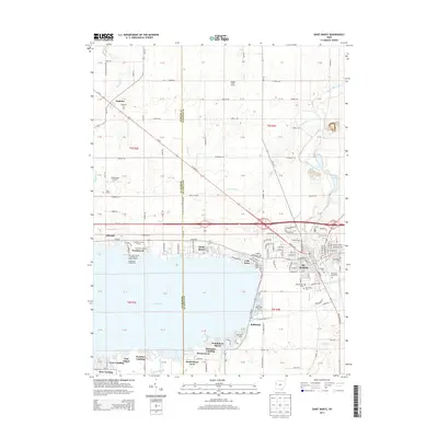 2013 Map of Saint Marys, 2013 Print