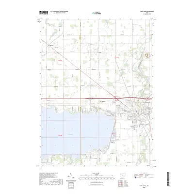 2023 Map of Saint Marys, 2023 Print