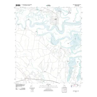 2011 Map of Saint Marys, 2011 Print