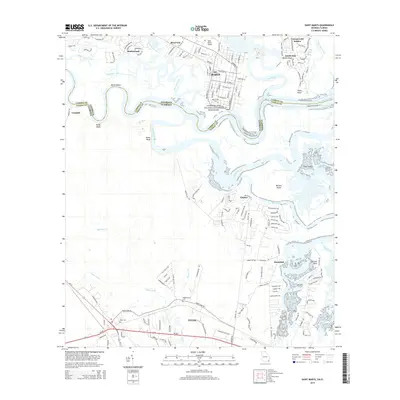 2014 Map of Saint Marys, 2014 Print