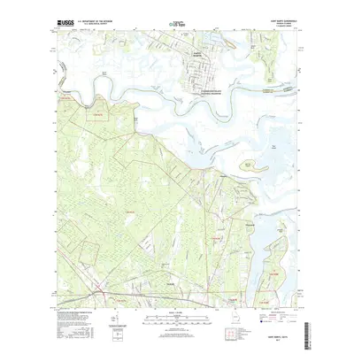 2017 Map of Saint Marys, 2017 Print