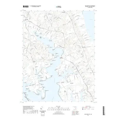 2019 Map of Saint Marys City, 2019 Print