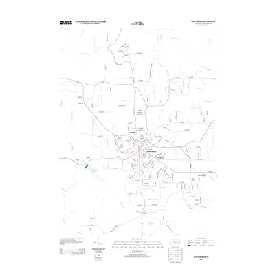2013 Map of Saint Marys, 2013 Print