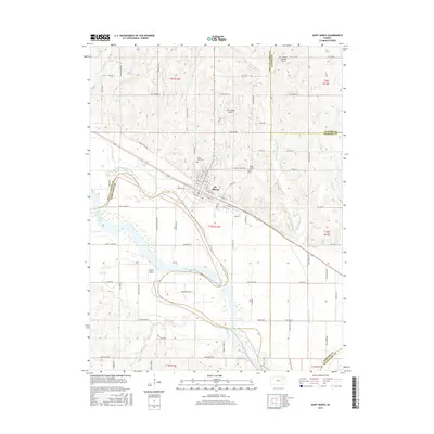 2016 Map of Saint Marys, 2016 Print