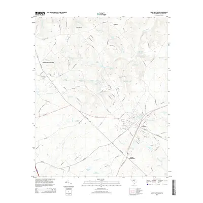 2014 Map of Saint Matthews, 2014 Print