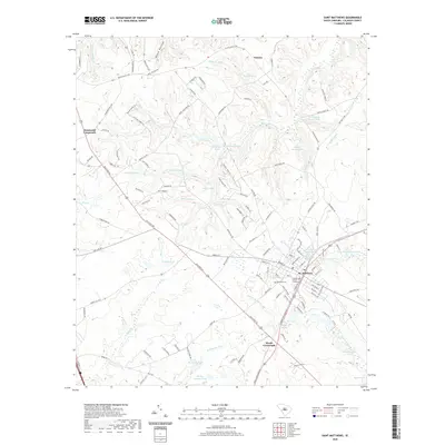 2020 Map of Saint Matthews, 2020 Print