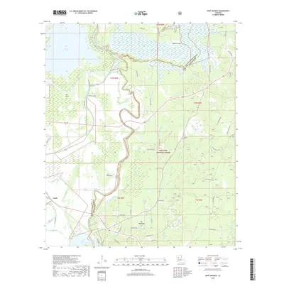 2018 Map of Saint Maurice, 2018 Print