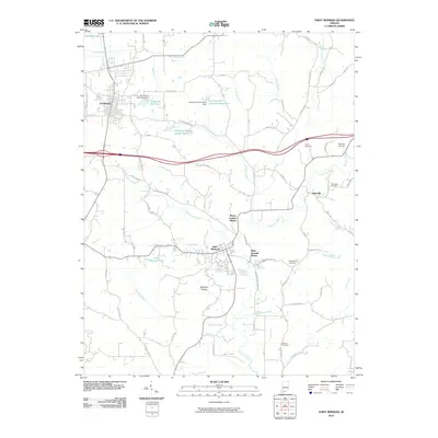 2010 Map of Saint Meinrad, 2010 Print