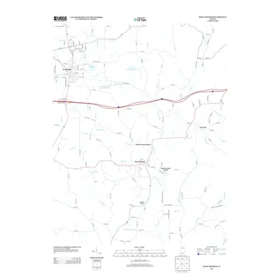 2013 Map of Saint Meinrad, 2013 Print