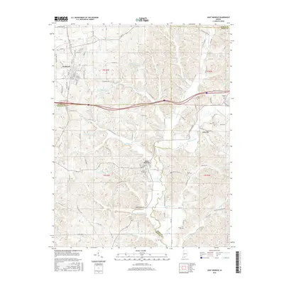 2016 Map of Saint Meinrad, 2016 Print