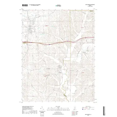 2019 Map of Saint Meinrad, 2019 Print