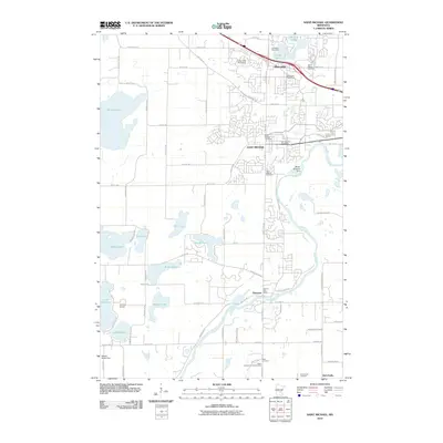 2010 Map of Saint Michael, 2010 Print