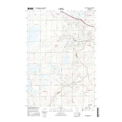 2016 Map of Saint Michael, 2016 Print