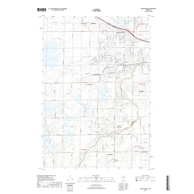 2019 Map of Saint Michael, 2019 Print