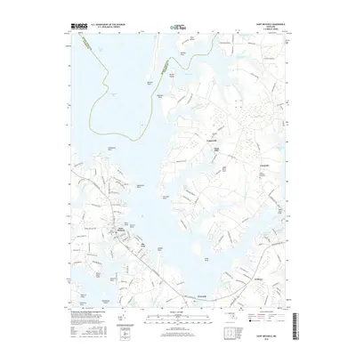 2016 Map of Saint Michaels, 2016 Print