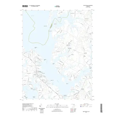 2019 Map of Saint Michaels, 2019 Print