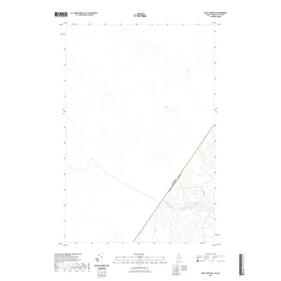 2021 Map of Saint Pamphile, 2021 Print
