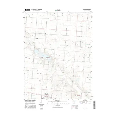 2016 Map of Saint Paris, 2016 Print