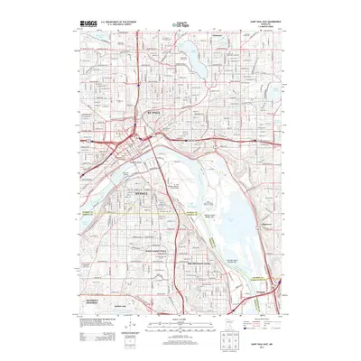 2013 Map of Saint Paul East, 2013 Print