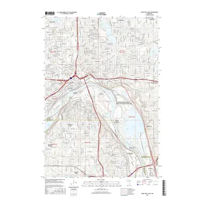 2016 Map of Saint Paul East, 2016 Print