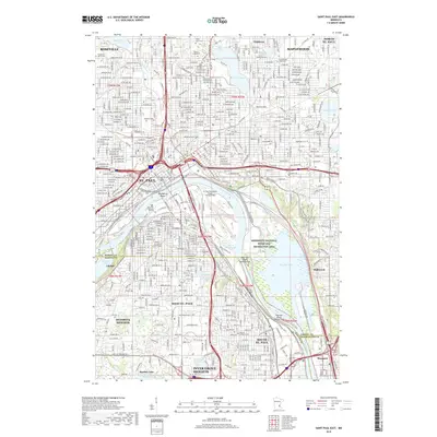 2019 Map of Saint Paul East, 2019 Print