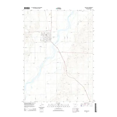 2014 Map of Saint Paul, 2014 Print